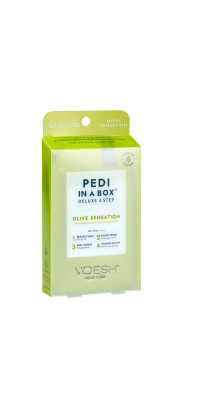 Pedi in a Box Deluxe 4 Step Olive Sensation Voesh spa pedicure kit